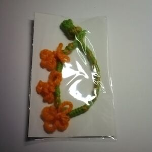 Lorena Espinoza Design Orange and Green Bracelet